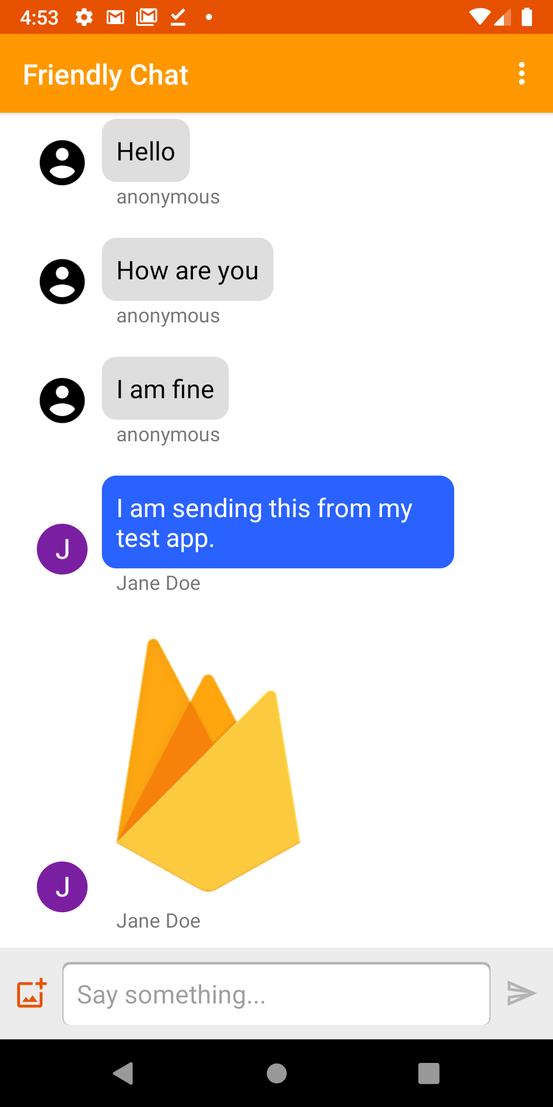 Firebase Android Codelab Build Friendly Chat