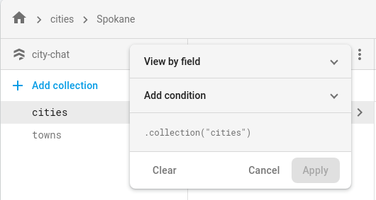 Cliquez sur le bouton Filtrer la liste pour filtrer les documents répertoriés.