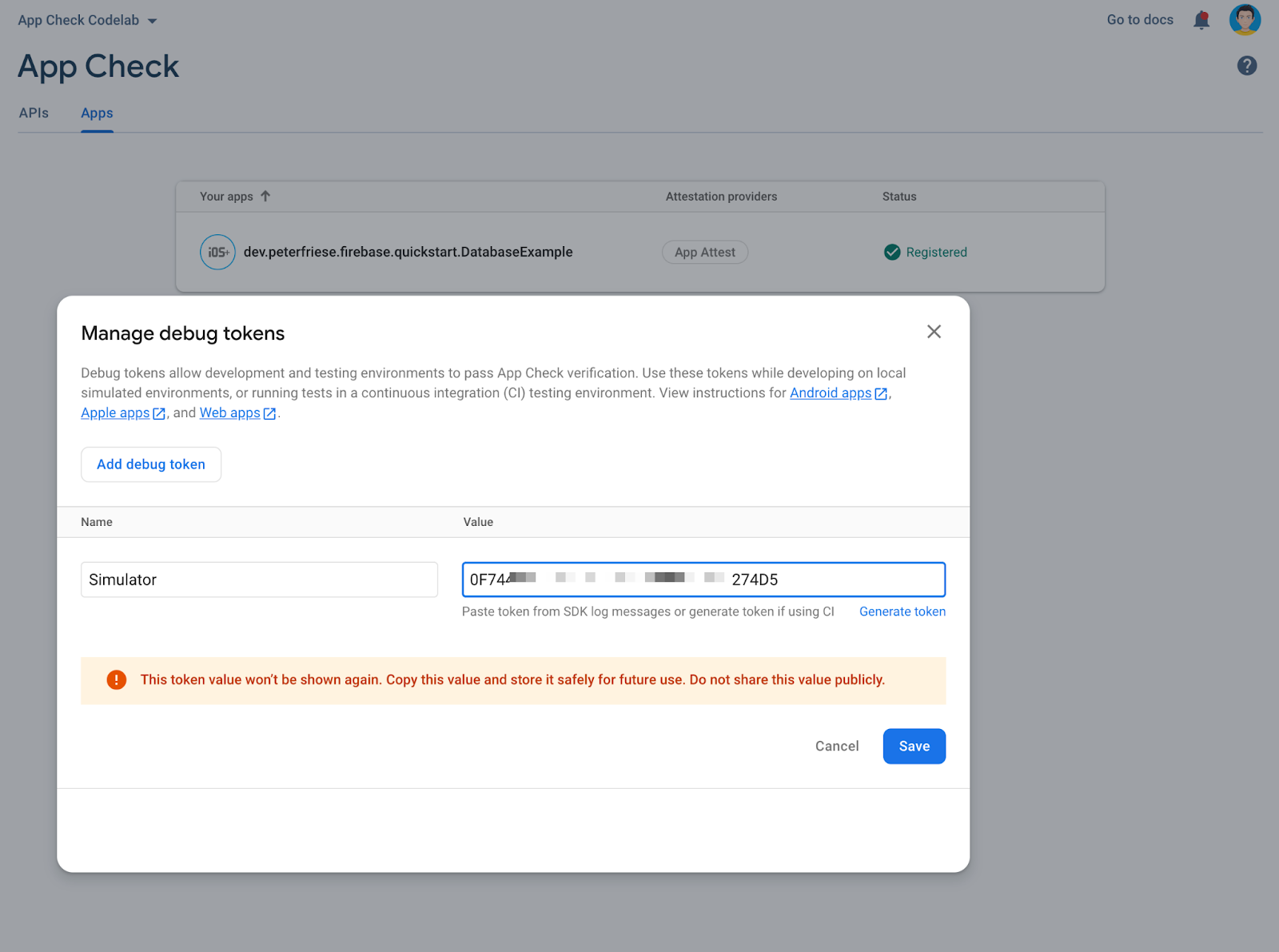 Firebase App Check