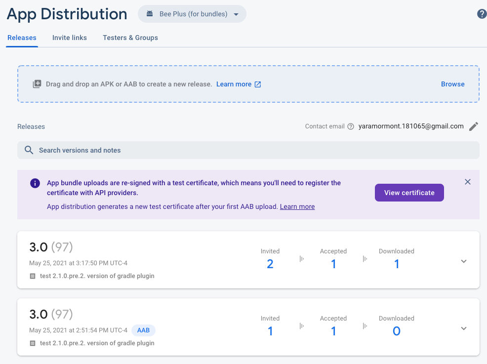 Distribute App Bundle Releases To Testers - Codelab | Firebase