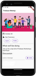 Der Startbildschirm der App auf Android mit Chat-Integration