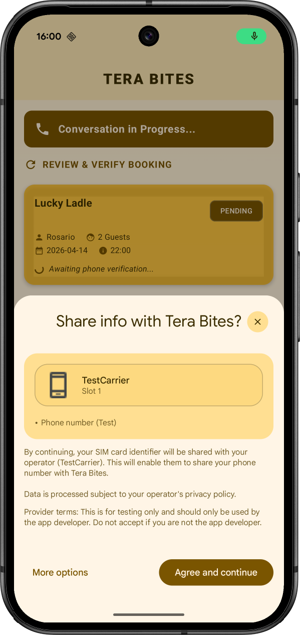 Pop-up-Dialogfeld für PNV in Firebase