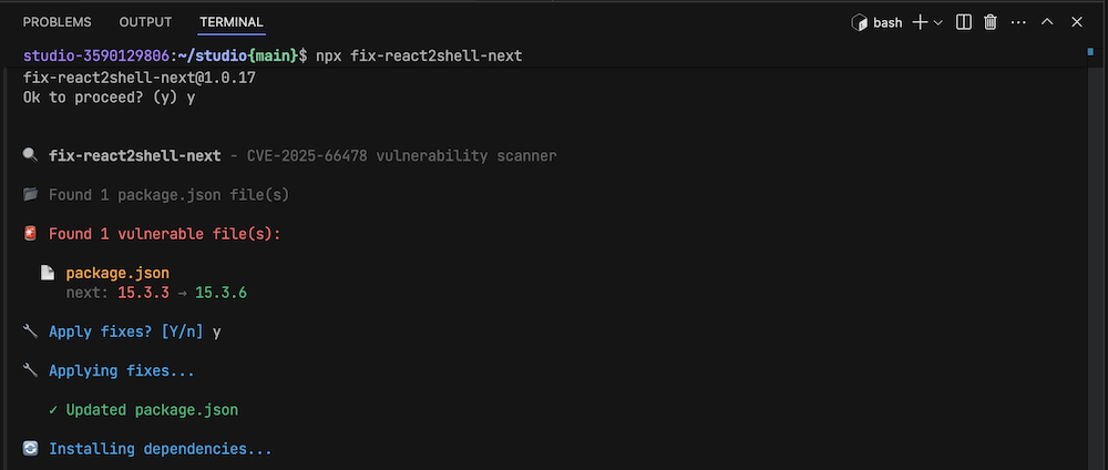 ใช้การแก้ไขแล้ว