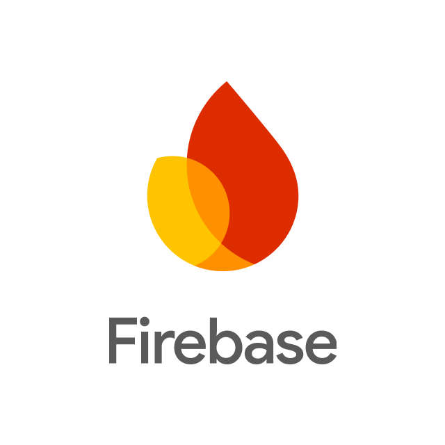 Firebase 세로형 락업 로고