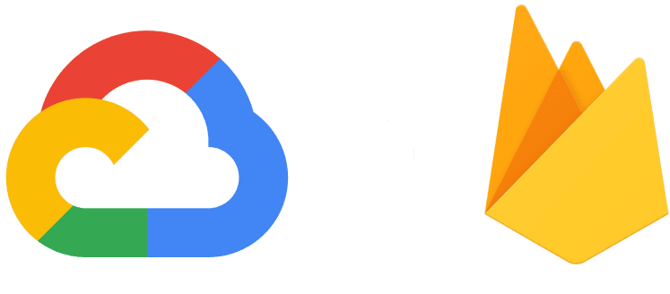 Logo Google Cloud dan Firebase