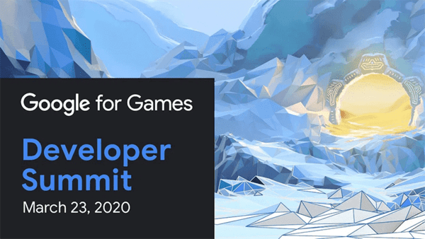 Ilustração do Google for Games Developer Summit 2020