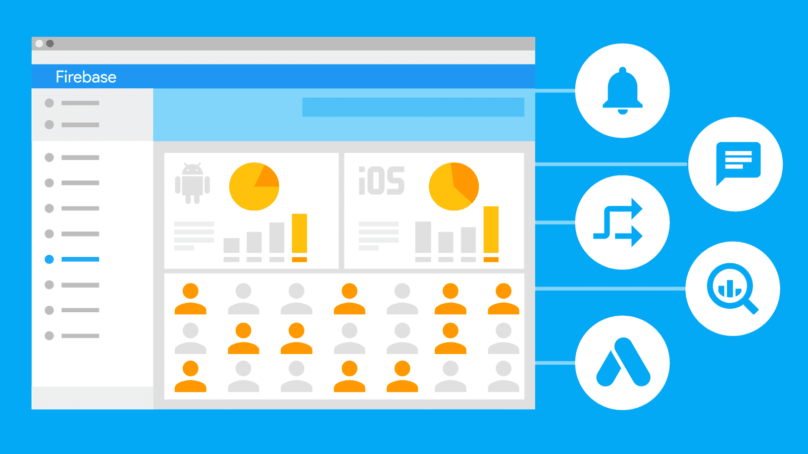 Illustration of analytics dashboard