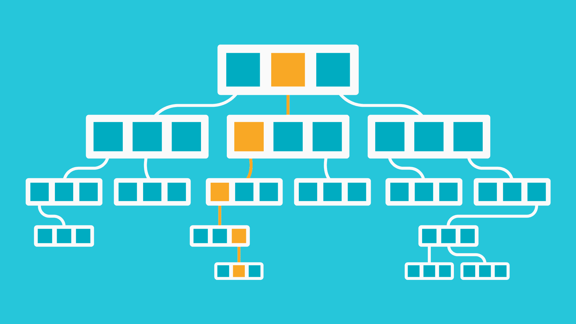 Illustration of data tree querying