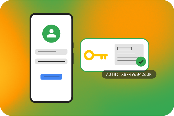 Illustration of mobile security