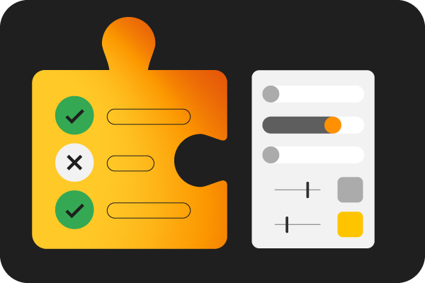 Illustration of configurable extensions