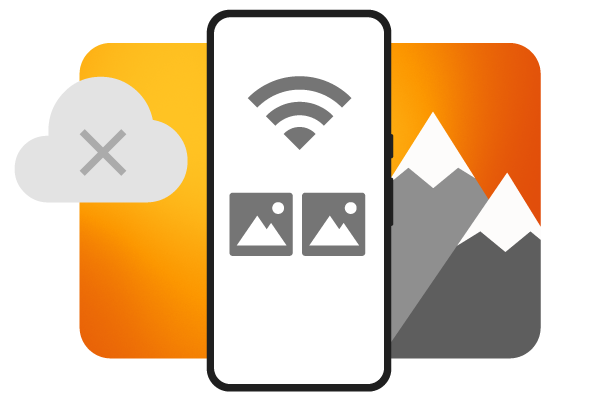 Tela de smartphone mostrando o status off-line