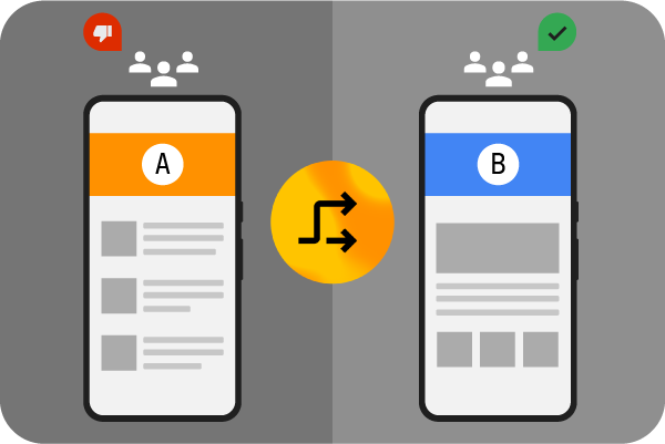 Smartphone com conteúdo diferente para públicos diferentes