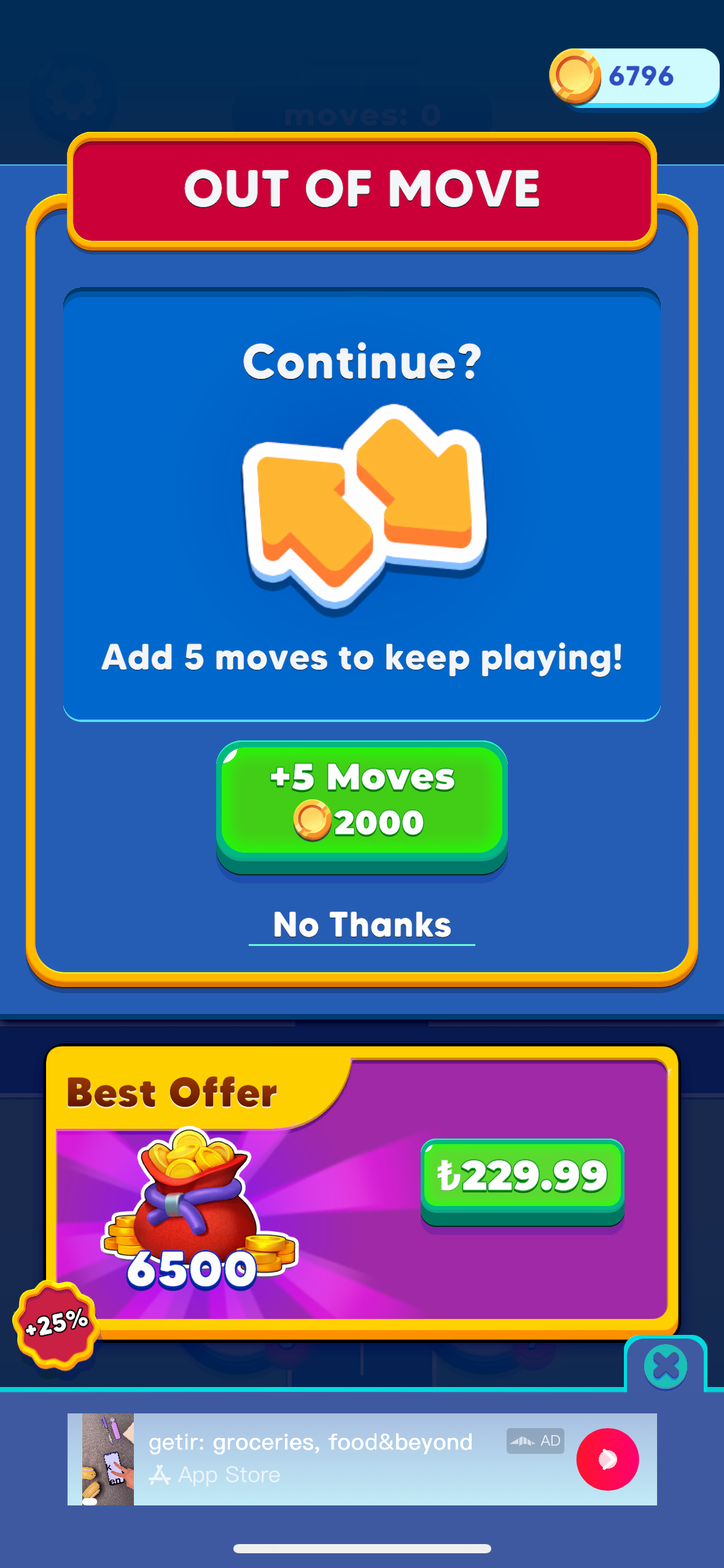 Screenshot of FOMO Games